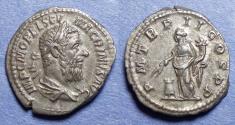 Ancient Coins - Roman Empire, Macrinus 217-8, Silver Denarius