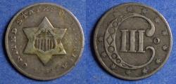 Us Coins - United States,  1851-0, Silver 3 Cent Piece