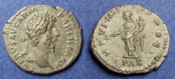 Ancient Coins - Roman Empire, Lucius Verus 161-9, Silver Denarius