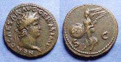 Ancient Coins - Roman Empire, Nero 54-68, Bronze Aes