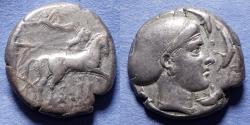 Ancient Coins - Sicily, Syracuse 420-415 BC, Silver Tetradrachm