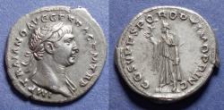 Ancient Coins - Roman Empire, Trajan 98-117, Silver Denarius