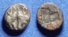 Ancient Coins - Lesbos, Uncertain mint 500-450 BC, Billon Diobol