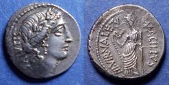 Ancient Coins - Roman Republic, Man. Acilius Glabrio 49 BC, Silver Denarius
