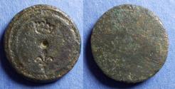 World Coins - France, Reign of Louix XIV Circa 1700, Bronze Louis d'or weight