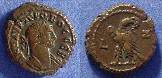 Ancient Coins - Roman Egypt - Probus 276-282 - Potin Tetradrachm