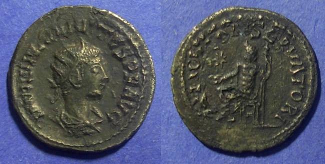 Ancient Coins - Roman Empire, Quietus 260-261 AD, Antoninianus