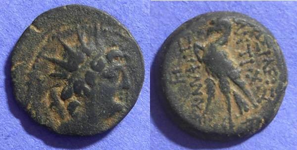 Ancient Coins - Seleucid Kingdom - Antiochos VIII 121-96 BC AE 19