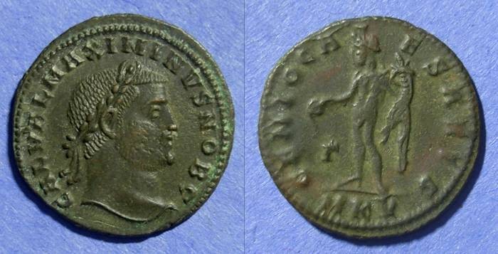 Ancient Coins - Roman Empire, Maximinus II (as Caesar) 305-9, Follis