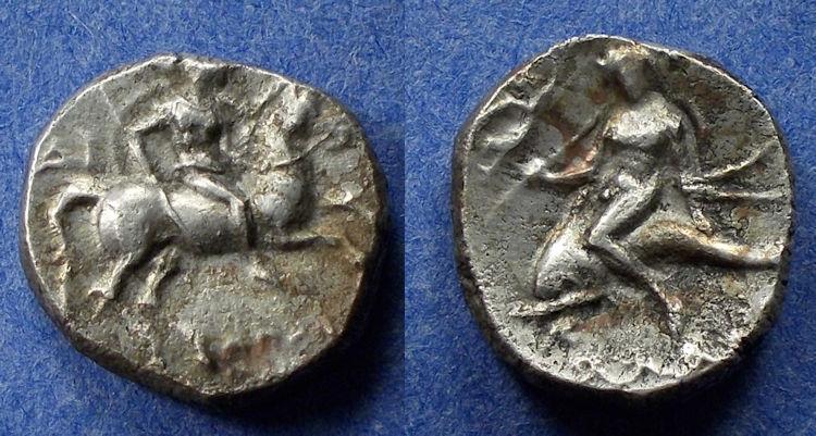 Ancient Coins - Calabria, Tarentum 272-235 BC, Nomos