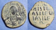 Ancient Coins - Byzantine Empire, Anonymous Class A3 Circa 1020-1028, Bronze Follis