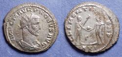 Ancient Coins - Roman Empire, Probus 276-282, Silvered bronze Antoninianus