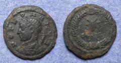 Ancient Coins - Roman Empire, Pop Romanus issue. Struck 330-347, Bronze AE4