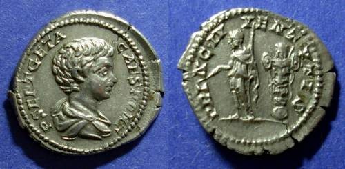 Ancient Coins - Roman Empire, Geta (as Caesar) 198-208, Denarius