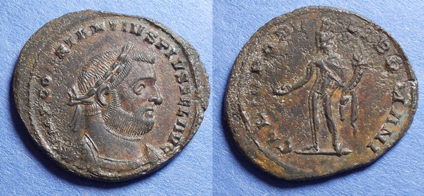 Roman Empire, Constantius (as Augustus) 305-6, Bronze Follis | Roman ...