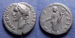 Ancient Coins - Roman Empire, Antoninus Pius 138-161, Silver Denarius
