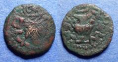 Ancient Coins - Judaean Revolt,  66-70, Bronze Prutah
