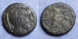 Ancient Coins - Attica, Athens 25-19 BC, Bronze AE19