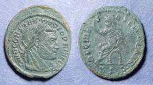 Ancient Coins - Roman Empire, Divo Constantius I d. 306, Bronze Half Follis