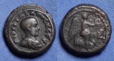 Ancient Coins - Roman Egypt, Philip II (as Caesar) 244-247, Potin Tetradrachm