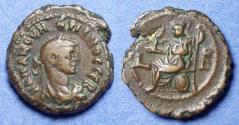Ancient Coins - Roman Egypt, Numerian (as Augustus) 283-4, Potin Tetradrachm