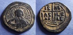 Ancient Coins - Byzantine Empire, Anonymous (Romanus III) 1028-1034, Bronze Class B Follis