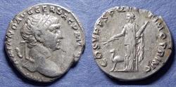 Ancient Coins - Roman Empire, Trajan 98-117, Silver Denarius