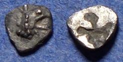 Ancient Coins - Ionia, Phokaia Circa 510 BC, Silver Tetartemorion