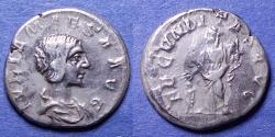 Ancient Coins - Roman Empire, Julia Maesa 218-223, Silver Denarius