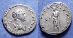 Ancient Coins - Roman Empire, Trajan 98-117, Silver Denarius