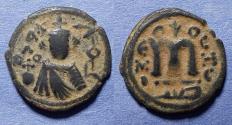World Coins - Arab Byzantine - Emesa, Imitation of Constans II Circa 660 AD, Bronze Fals