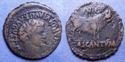 Ancient Coins - Spain - Cascantum, Tiberius 14-37, Bronze AE28