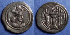 Ancient Coins - Sassanian Kingdom, Varhran IV 388-399, Silver Drachm