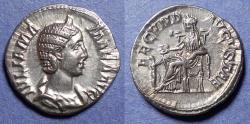 Ancient Coins - Roman Empire, Julia Mamaea 222-235, Silver Denarius