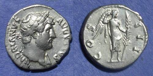 Ancient Coins - Roman Empire, Hadrian 117-138, Denarius