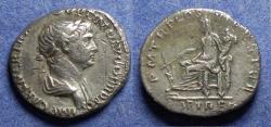 Ancient Coins - Roman Empire, Trajan 98-117, Silver Denarius