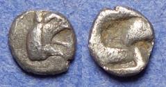 Ancient Coins - Ionia, Phokaia Circa 500-480 BC, Silver Tetartemorion