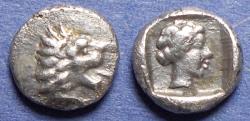 Ancient Coins - Caria, Knidos 404-394 BC, Silver Obol