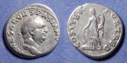 Ancient Coins - Roman Empire, Vespasian 69-79, Silver Denarius
