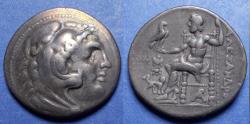 Ancient Coins - Kings of Macedonia, In the name of Alexander III Struck 295-275 BC, Silver Tetradrachm