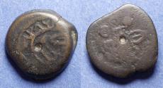 Ancient Coins - Northwestern Arabia, Lihyan (?). Imitating Athens Circa 150 BC, Bronze Drachm
