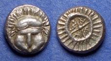 Ancient Coins - Thrace, Messembria, Contemporary imitation Circa 350 BC, Silver Diobol