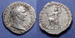 Ancient Coins - Roman Empire, Trajan 98-117, Silver Denarius