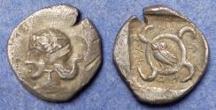 Ancient Coins - Dynasts of Lycia, Kheriga 440-430 BC, Silver 1/6 stater (unlisted ?)