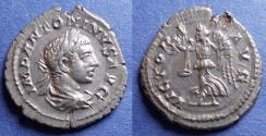 Ancient Coins - Roman Empire, Elagabalus 218-222, Silver Denarius