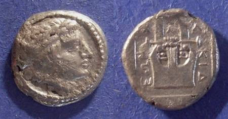 Ancient Coins - Chalkidian League, Macedonia 420-415 BC, Tetrobol