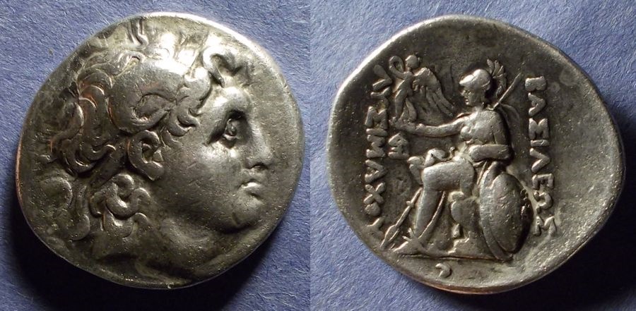 Thracian Kingdom, Lysimachos 297-281 BC, Tetradrachm | Greek Coins