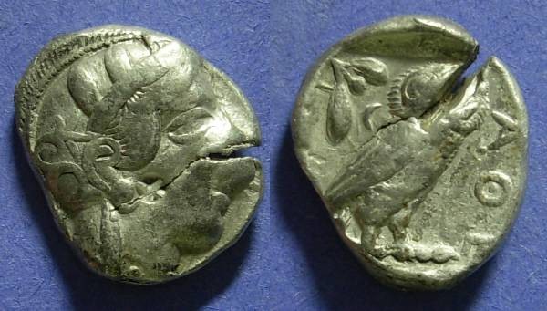 Ancient Coins - Athens – Tetradrachm 449-413BC