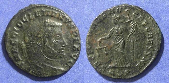Ancient Coins - Roman Empire, Diocletian 284-305, Follis
