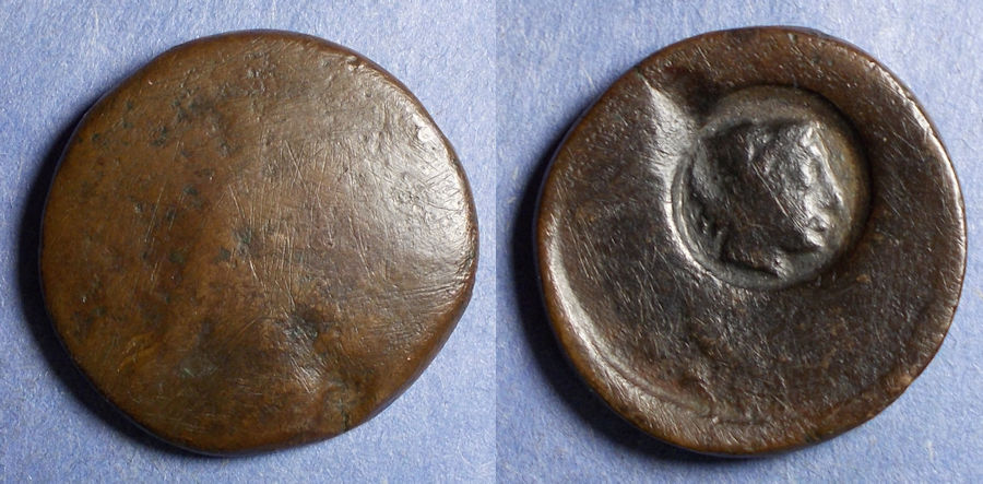 Sicily, Akragas 405-392 BC, Bronze AE27 | Greek Coins
